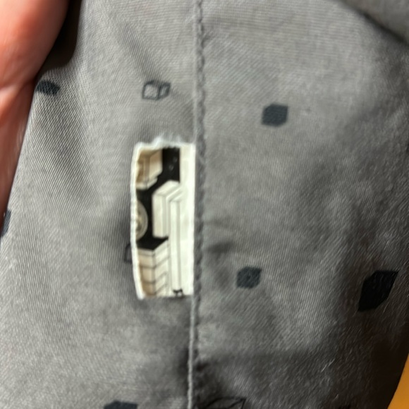 Stussy Dupont Teflon Parka Jacket with hoodie, gray, size medium, snowboard/rain - Picture 5 of 11